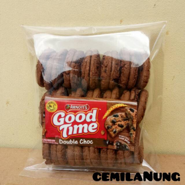 

GOOD TIME double cokelat 200 gram snack kiloan murah free bubble warp
