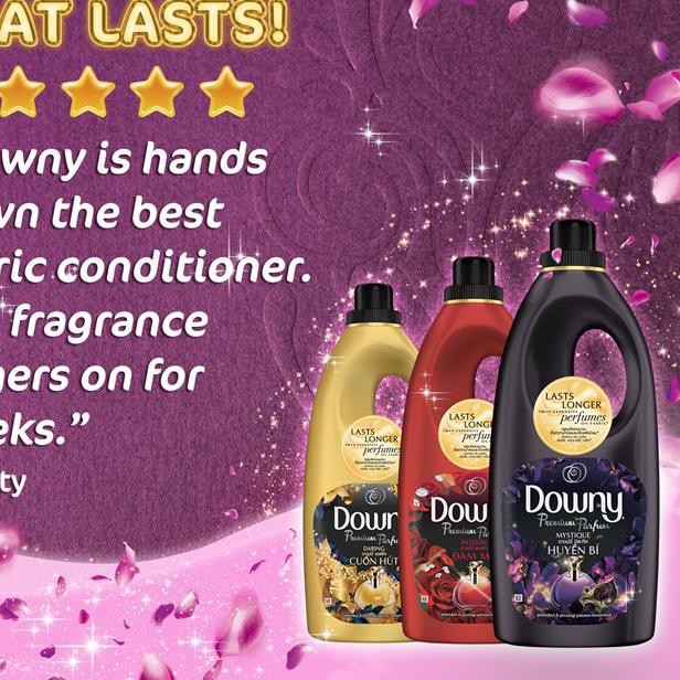 (xqi-770) Downy Pelembut Pakaian Passion Botol 900 ml 
