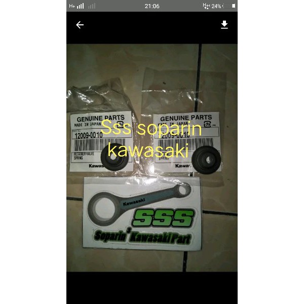 retainer klep kxf 250 titanium