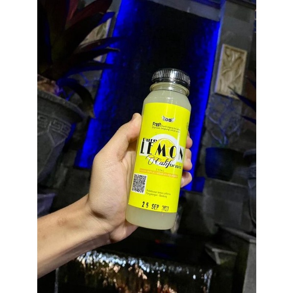 SARI LEMON ASLI OD LEMON CALIFORNIA PURE 100% KEMASAN 250ML  cocok untuk diet dan detok