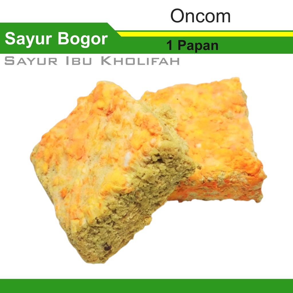 

Oncom Merah Segar 1 Papan Lauk Pauk Sayur Sayuran Segar Bogor