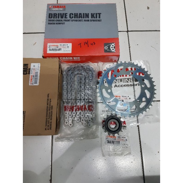 Gear Set Yamaha R25 Asli 1WD-WF01A-00