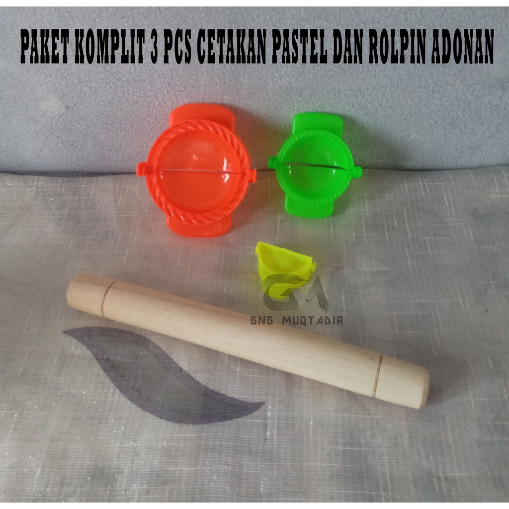 CETAKAN PASTEL KOMPLIT DAN ROLPIN KAYU + CAPIT