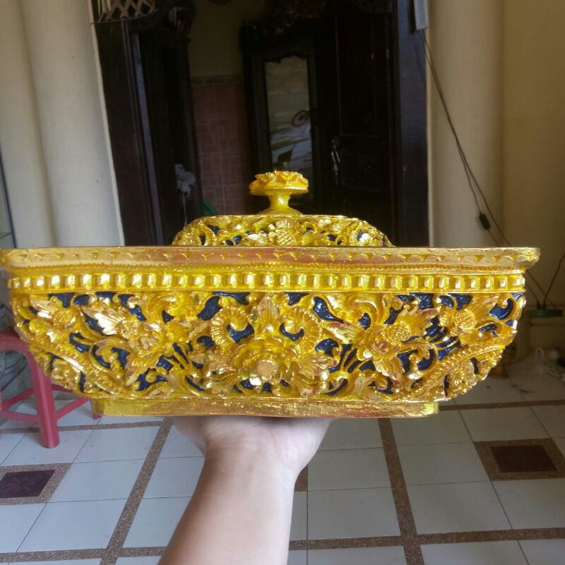 bokor segi4/kotak,dulangresin,ukiranbali