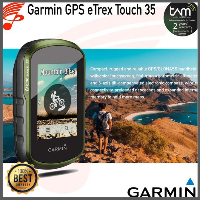 alat Garmin GPS eTrex Touch 35 alternatif eTrex 30x