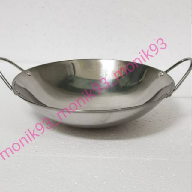 Wajan kuali stainless steel