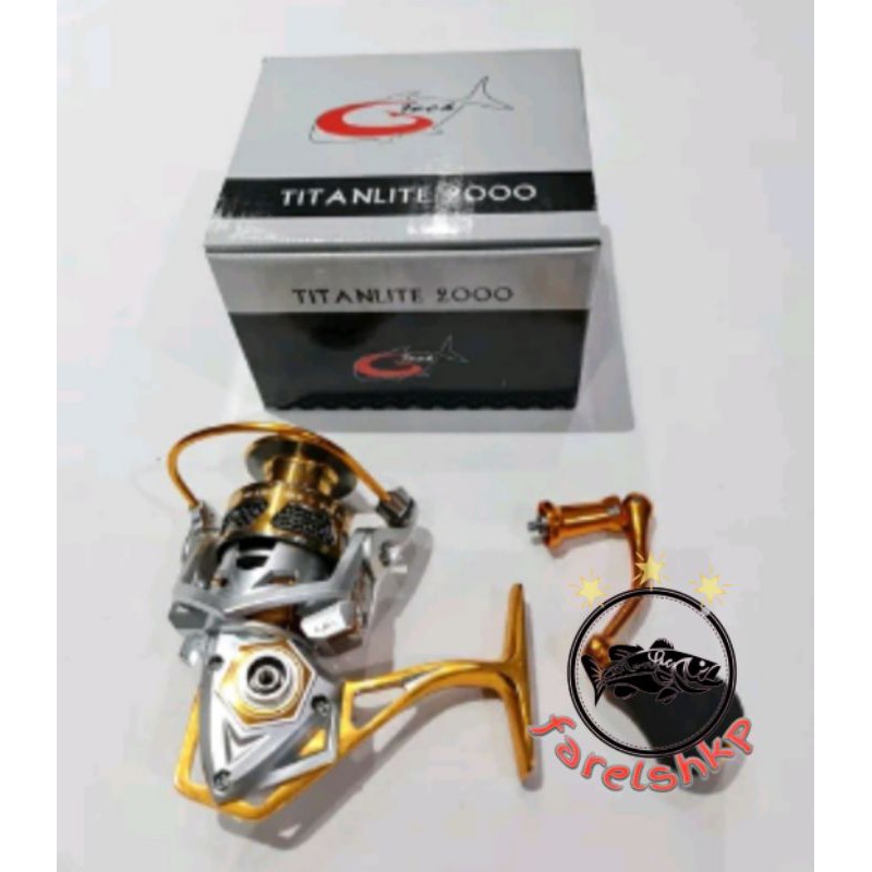 Reel pancing gtech tin A nlite 2000 3000 power hendel