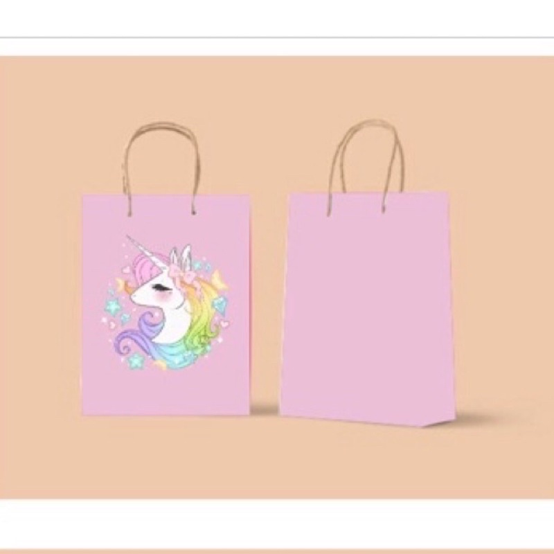 

papper bag unicorn tas unicorn hampers box kado tas kado unicorn
