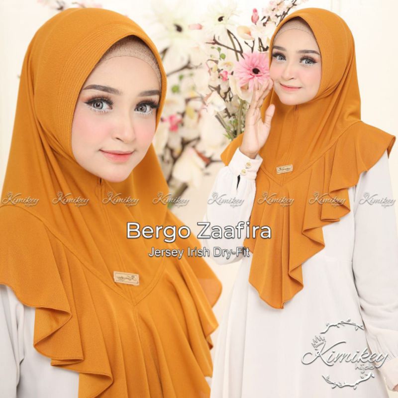 Jilbab instan bergo zafira ori kimikey, Medan (COD)