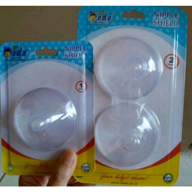 Nipple Shield Dodo/ Silikon penyambung Asi/ Nipple Shield isi 1 pcs 2 pcs/ Alat penyambung puting