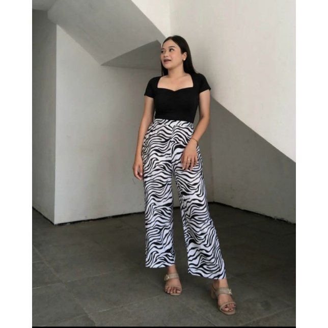 Kulot zebra (COD) material rayon premium