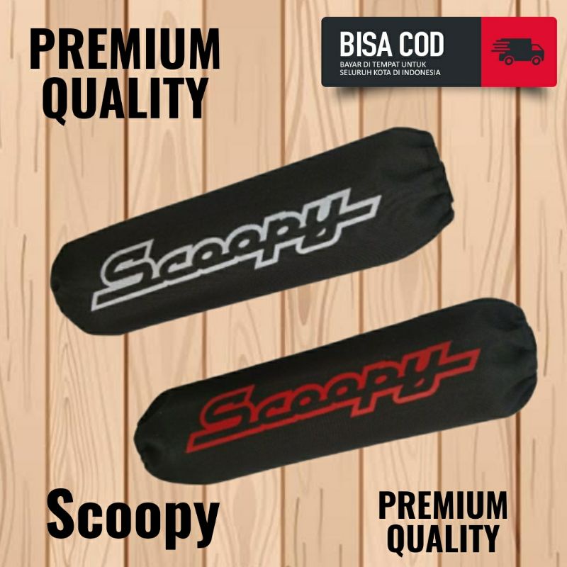 cover shock breker atau sarung sok motor belakang honda Beat Vario PCX ADV Scoopy bahan waterproof