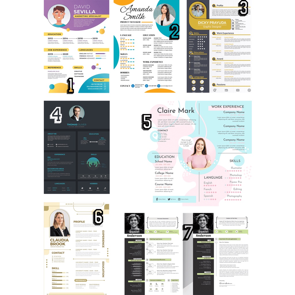 

Design dan Template CV (Curiculume Vitae) Professional dan Menarik