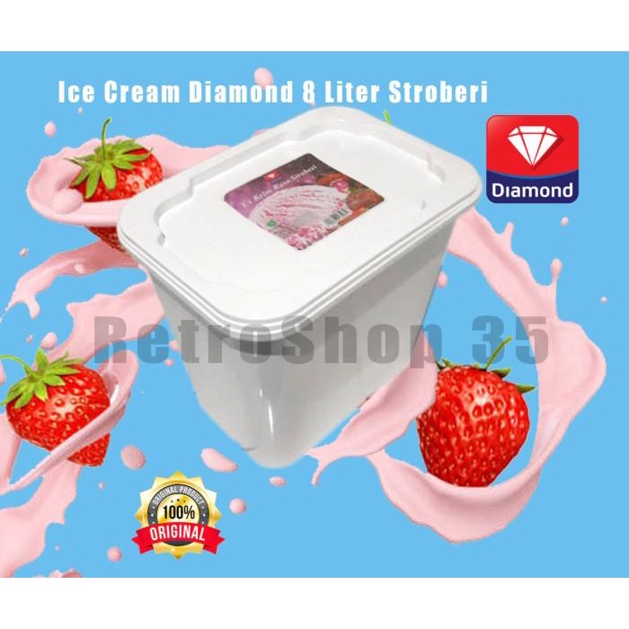 

Makanan Beku | Ice Cream Diamond 8 Liter