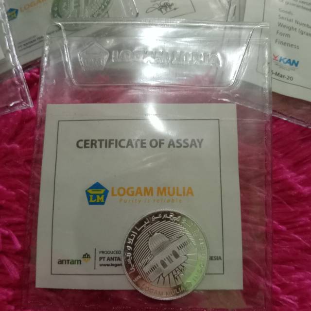 Koin Dirham antam 2, 975gr