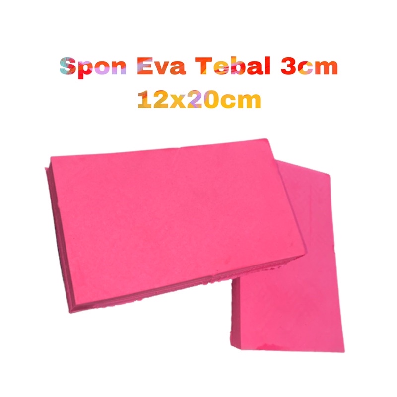 spon eva, bantalan spon eva, spon amplas tebal 3cm