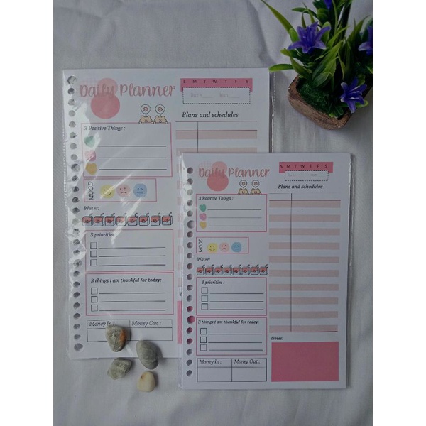 

Pink Daily Planner| Daily Planner pink by Nadias DIY