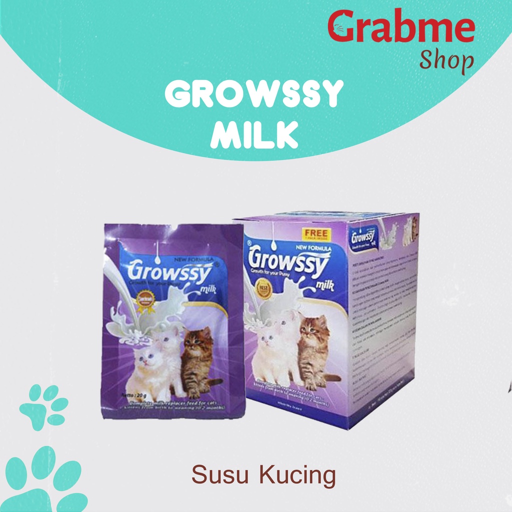 Susu Kucing GROWSSY Milk 1 Dus isi 10 pcs