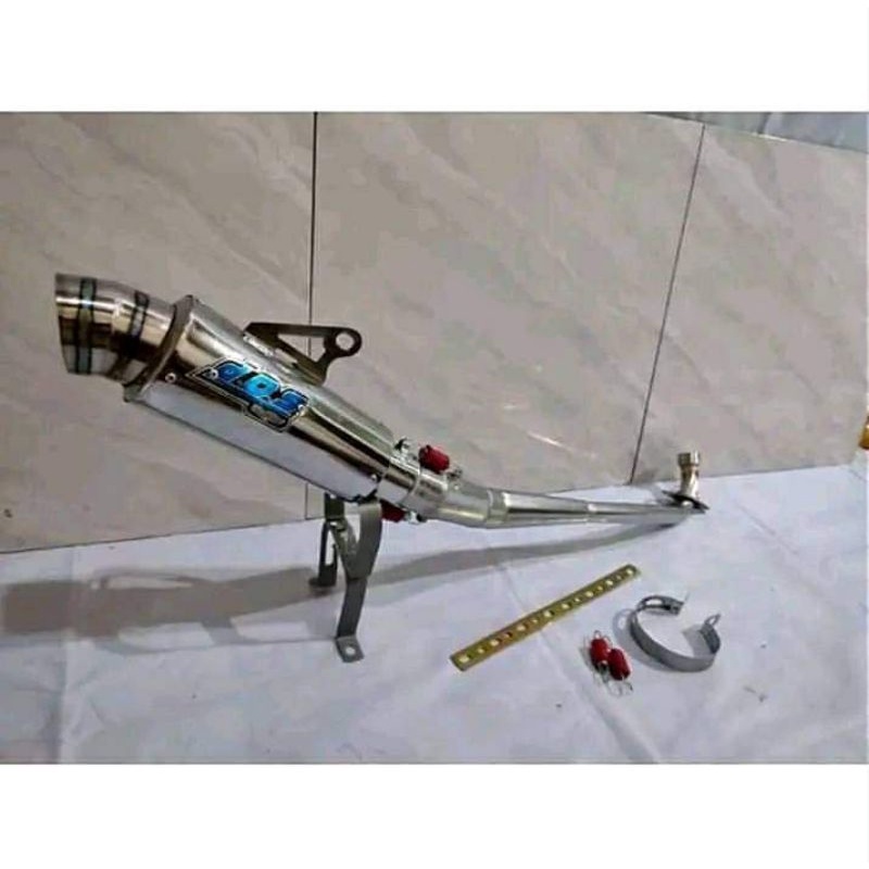 Knalpot DOS Supra X Kenalpot racing Supra X125 Jupiter Z Vega zr Astrea Smesh