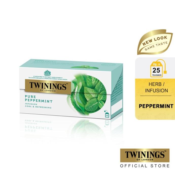 

Twinings Teh Celup Pure Peppermint 25x2gr