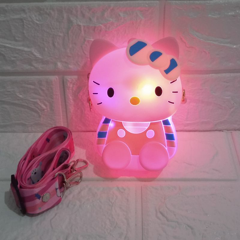 tas Hello kitty LED mini