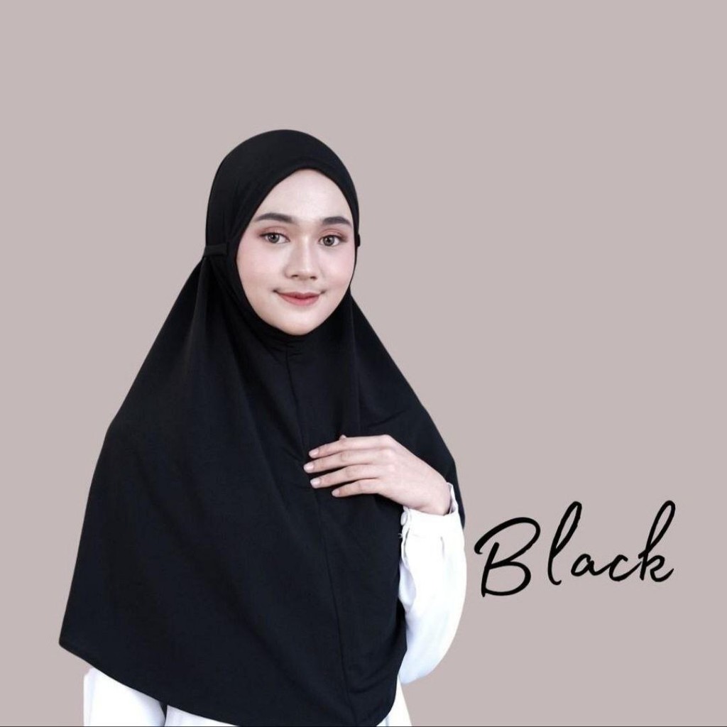 Hijab Bergo Non Pad Jersey Tali / Hijab Bergo Maryam Jersey Premium