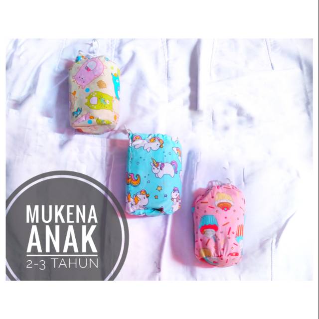 Mukena anak karakter 1-3 tahun