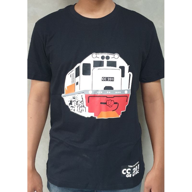 Kaos Kereta Api Lokomotif CC201