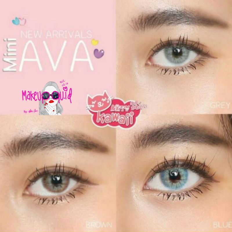 Mini Ava Softlens kitty kawaii / Softlens Mini Ava / Miniava Softlens / Mini Ava Grey / Mini Ava Blu