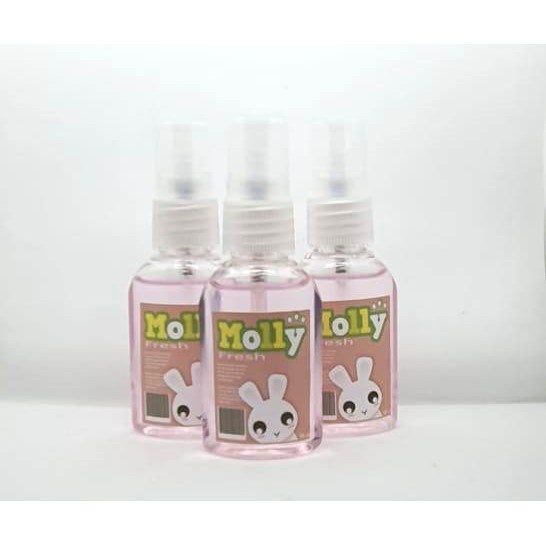 Parfum Molly 30ml Anti Bakteri untuk Kucing Kelinci Hamster Anjing Aroma Soft lembut