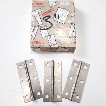 Engsel Tipis RRT 3inchi isi 12Pasang / Engsel Jendela Kupu-kupu (D4146)