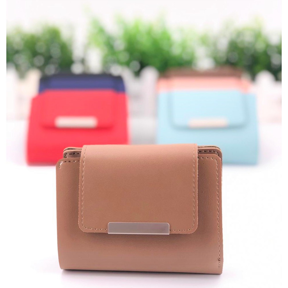 Grosir - D6341 Dompet Lipat Pendek Wanita / Dompet Wanita / Dompet Fashion Wanita / Import Batam