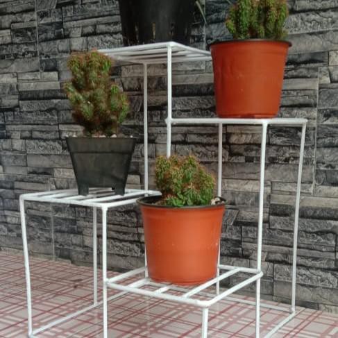 Stand Pot Bunga Susun Rak Pot Bunga Besi Rak Pot Besi Tempat Pot Besi Kaki Tempat Pot Besi Susun
