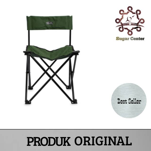 Soleil Kursi Lipat/Bangku Lipat/Kursi Memancing/Kursi Kemah/Kursi Santai/Kursi Outdoor