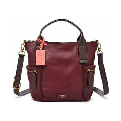 Fossil Emerson Medium Wine Leather. Bags_Branded / Tas Fossil Original