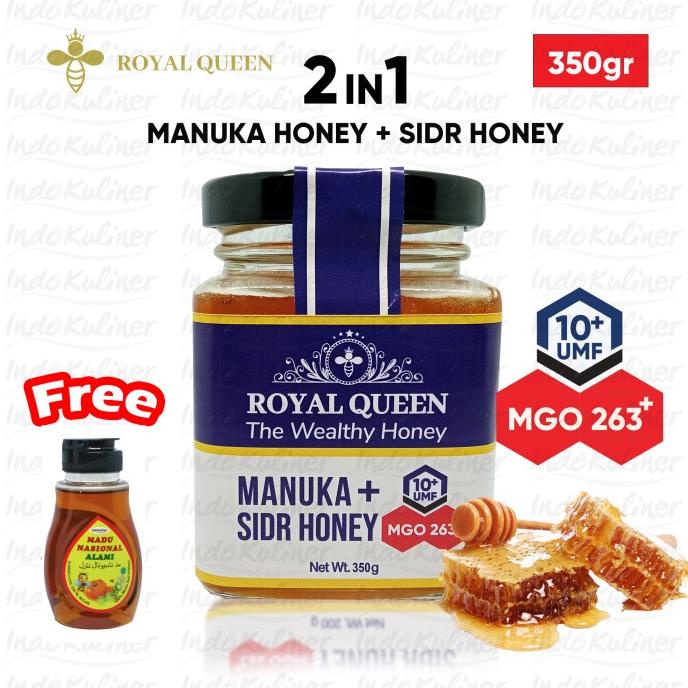 

BISA COD Madu Manuka UMF 10+ MGO263+ Plus Sidr Honey Blend Royal Queen 350 Gram/MINUMAN COLLAGEN/MINUMAN YOYIC/MINUMAN DIET/MINUMAN PEMUTIH BADAN/MINUMAN KOREA/MINUMAN KEMASAN/MINUMAN KALENG/MINUMAN KOTAK/MINUMAN SEHAT HERBAL/MINUMAN SEHAT UNTUK