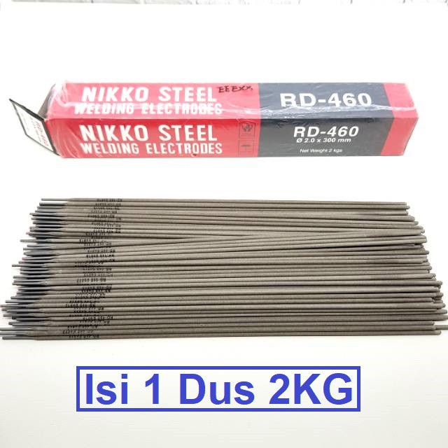 [2KG] RD460 Kawat Las Nikko Steel 2.0 mm 30 cm Welding Electrodes