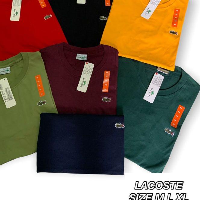 ✥ KAOS LACOSTE LOGO BORDIR SIZE M,L,XL ✭