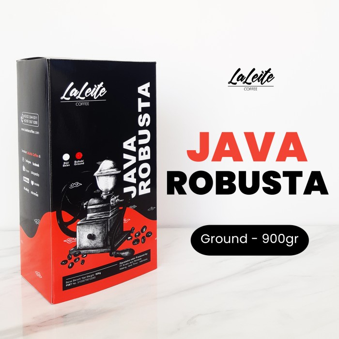 

(BISA COD) Kopi Java Robusta 900g - Ground (bubuk)