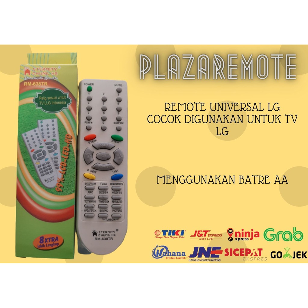 REMOTE LG TV MULTI SERIES TABUNG FLAT LCD LED 124 638TR - 828tr