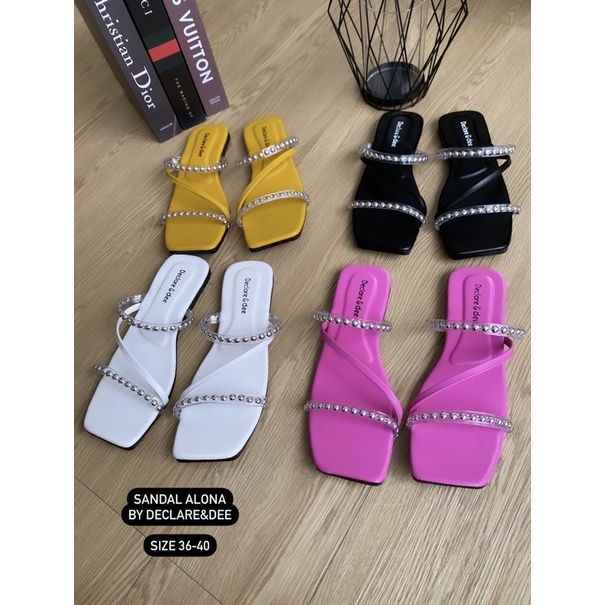 DECLARE&amp;DEE SANDAL FLAT CEWEK MEWAH ALONA