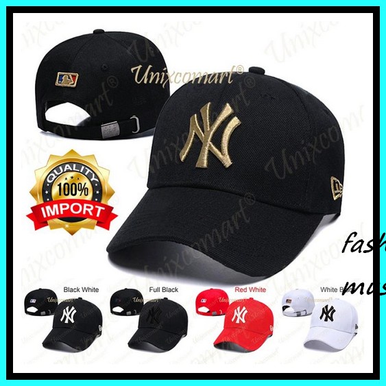 Topi Baseball Caps Pria Distro Queenbeer Mbps102021 Topi Baseball Ny Luca Hat Cap New York Casual Sp