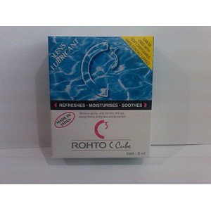 Rohto C Cube Obat Tetes Mata Untuk Pemakai Softlens, Semihard RGP Contact Lenses