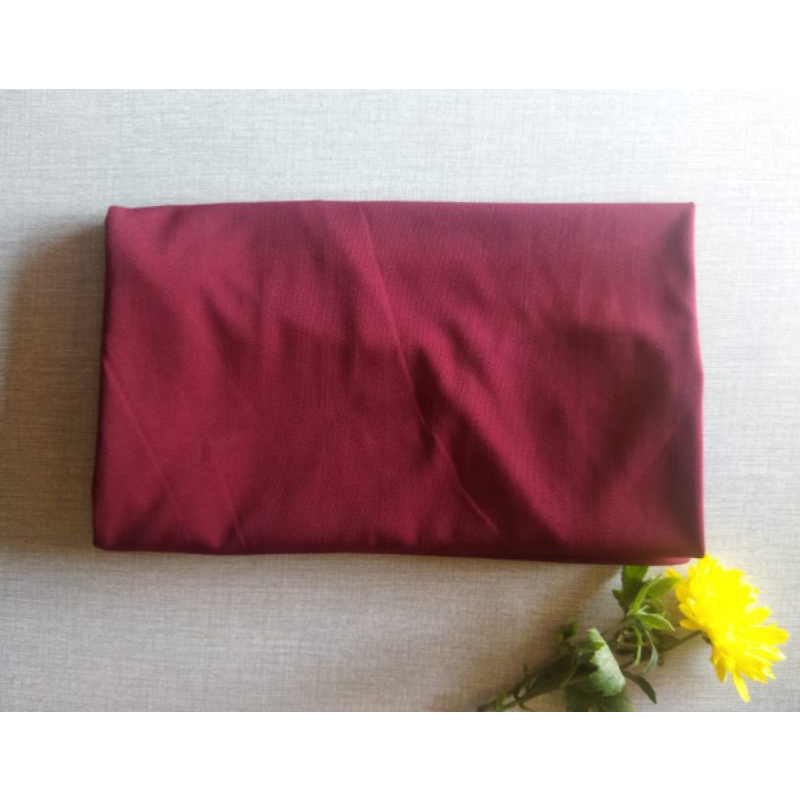 kerudung sport instan no pet JERSEY | jilbab sport | hijab instant olahraga volly basket renang jogging yoga dll-Maroon