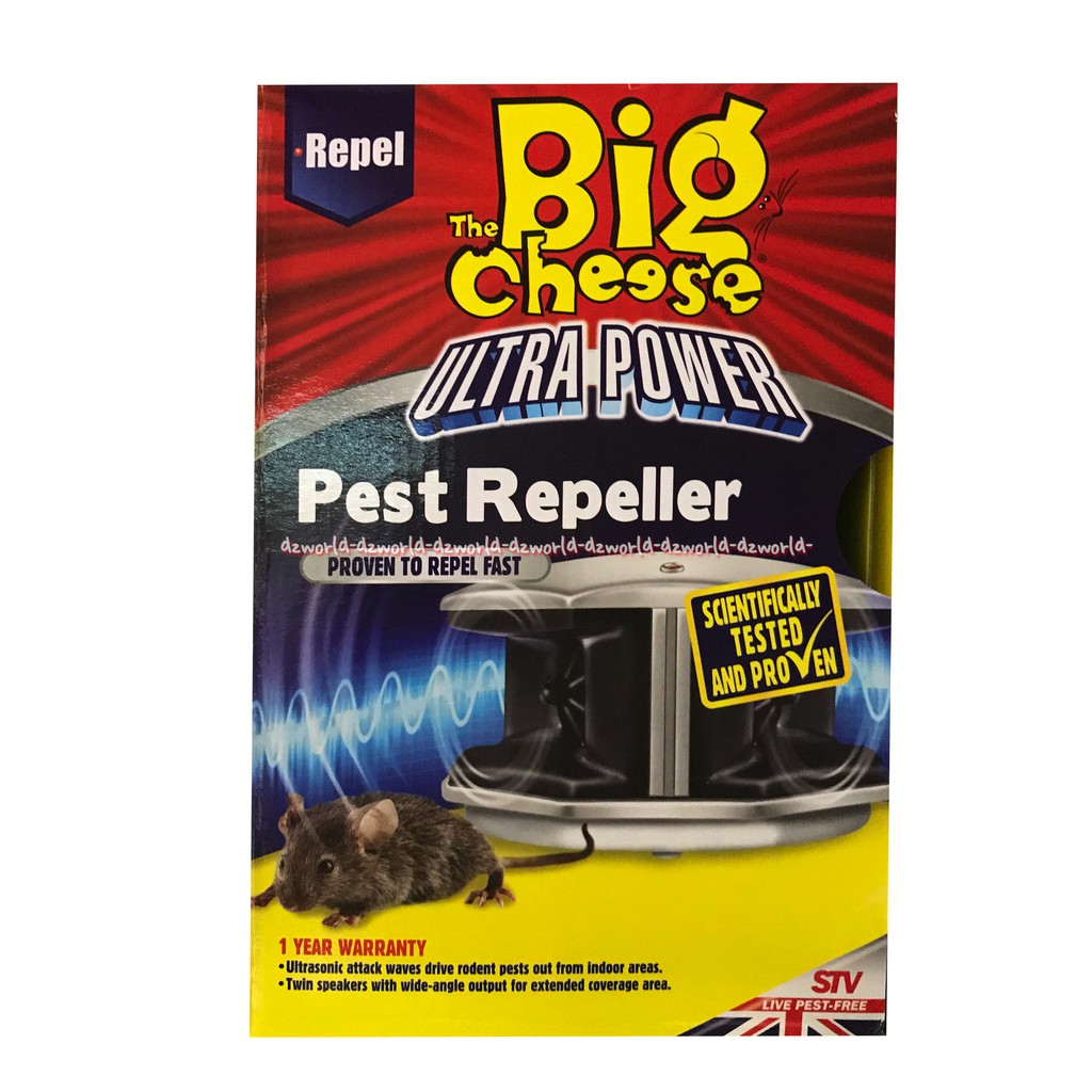 Big Cheese Ultra Power Pest Repeller Pengusir Tikus Berteknologi Tinggi dan Ekonomis  Bigcheese