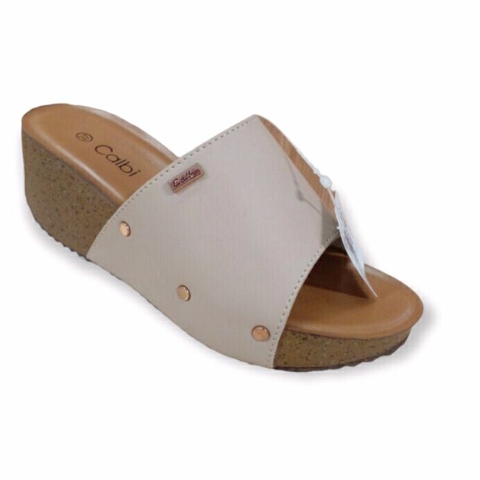 Calbi sandal wanita sandal wedges wanita premium