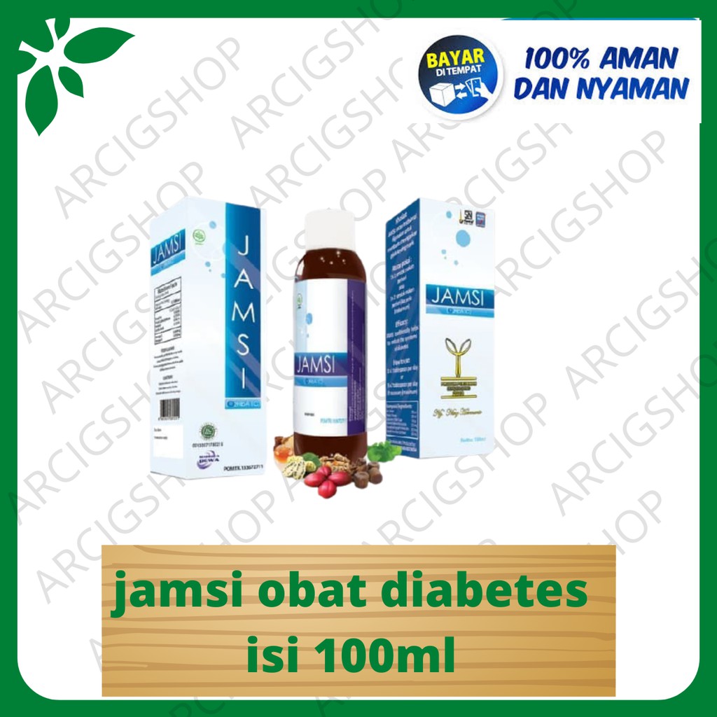 Jamsi jamu obat diabetes / diabet / diabetesi Asli / original_JAMSI JAMU DIABETES 100ml ORIGINAL