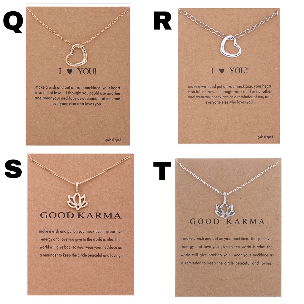 Kalung fashion wanita emas silver model korea bagus terbaru imut lucu hadiah kado ultah necklace