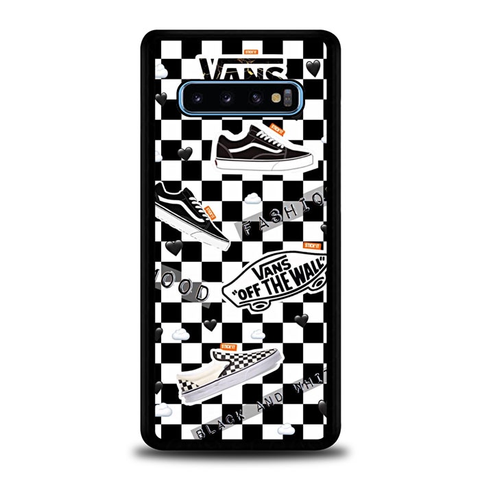 Case Casing Softcase Cover Samsung Galaxy S7 S8 S9 S10 Lite Plus Edge 5g Vans Checkboard B0664