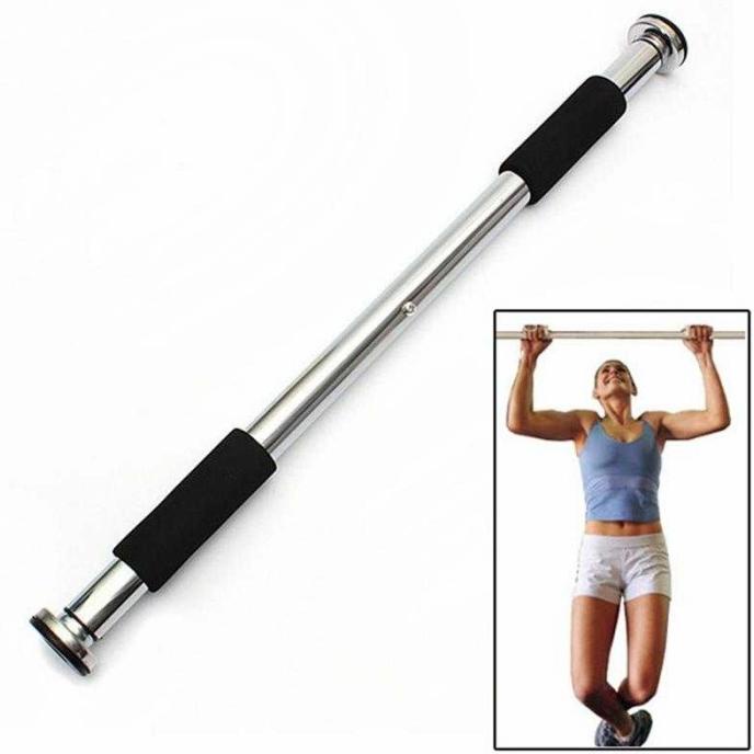 TaffSPORT Tiang Latihan Pull Up bar Pintu Solid Grip 62-100cm HW139501